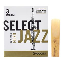 DAddario Woodwinds Select Jazz Filed Soprano 3M