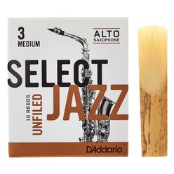 DAddario Woodwinds Select Jazz Unfiled Alto 3M