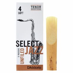 DAddario Woodwinds Select Jazz Unfiled Tenor 4S