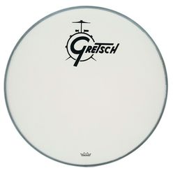 Gretsch Drums 18" Bass Drum Head WH w/Logo