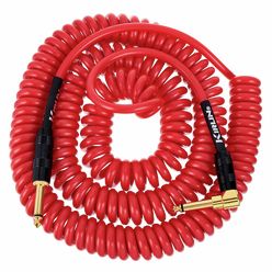 Kirlin Premium Coil Cable 9m Red
