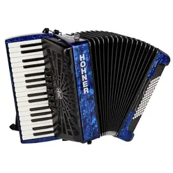 Hohner (Bravo III 72 Blue silent key)