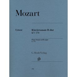 Henle Verlag Mozart Sonate B-Dur KV 570