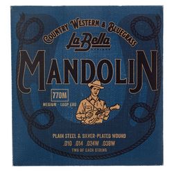 La Bella 770M Mandolin Silv.Pl. Medium