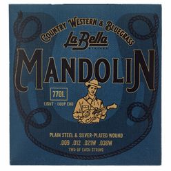 La Bella 770L Mandolin Silv.Pl. Light