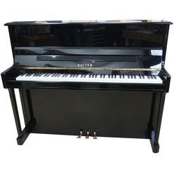 Sauter Piano, used, black polished