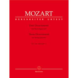 Bärenreiter Mozart Divertimenti Streichqt.