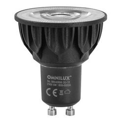Omnilux GU-10 COB 5W LED dim2warm