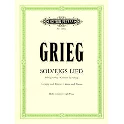 Edition Peters Grieg Solvejgs Lied High Voice