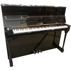 Seiler Piano, used, black