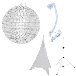 Eurolite Mirror Ball Bundle 30cm WH