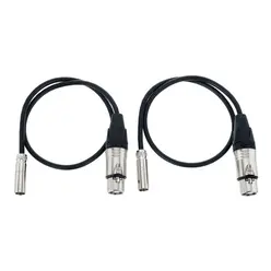 XLR-MiniXLR Adapterkabel 2pcs