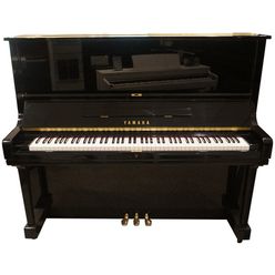 Yamaha U3G Piano used, Black Polished