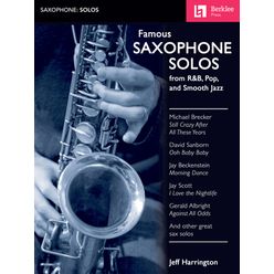 Berklee Press Famous Saxophone Solos