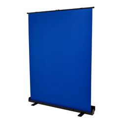 Stairville Blue Screen Roll-Up 1.5x2m
