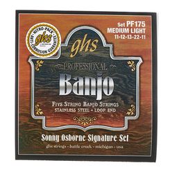 GHS PF175 5-String Banjo Set