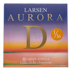 Larsen Aurora Cello D String 1/16 Med