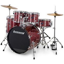 Ludwig Backbeat Drumkit 20" Red Sp.