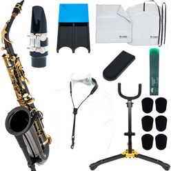 Kit d'anches de saxophone avec capuchon en métal, bec de