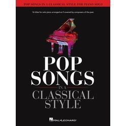 Hal Leonard Pop Songs In A Classical Style