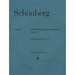 Henle Verlag Schönberg Sechs kleine Klavier