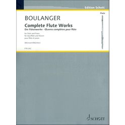 Schott Boulanger Complete Flute Works