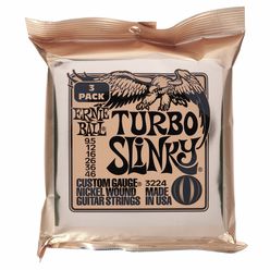 Ernie Ball Turbo Slinky 3-pack 3224