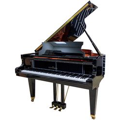 Schimmel Grand Piano used black