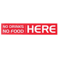 Stageworx Tourlabel No Drinks or Food 1