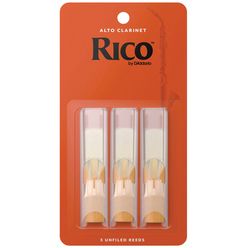 DAddario Woodwinds Rico Alto Clarinet 2.0 3-Pack