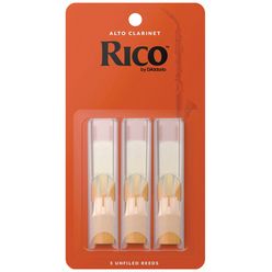 DAddario Woodwinds Rico Alto Clarinet 3.0 3-Pack