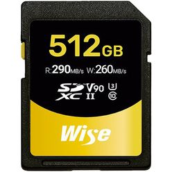 Wise SDXC UHS-II V90 512GB