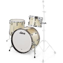 Ludwig Legacy Mahogany Fab V.White