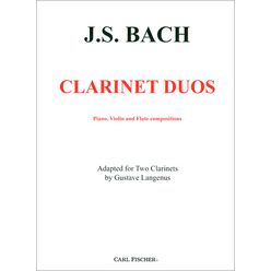 Carl Fischer Bach Clarinet Duos