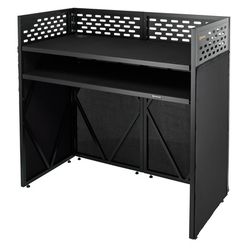 Roadworx DJ Table ALU Black Shelf