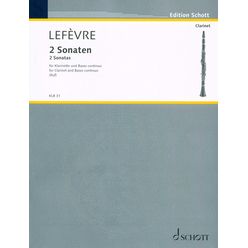 Schott Lefèvre 2 Sonaten