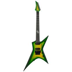 Solar Guitars X1.7FRLB Lime Burst Matte
