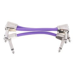 Ernie Ball Flat Patch Cable 3" purple set