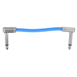 Ernie Ball Flat Patch Cable 3" blue