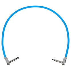 Ernie Ball Flat Patch Cable 18" blue