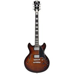 DAngelico Premier Mini DC Brown Burst