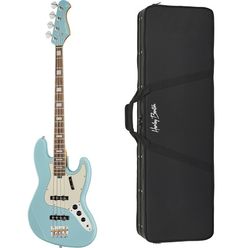 Harley Benton MV-4JB Daphne Blue Bundle