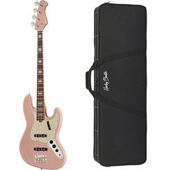 Harley Benton MV-4JB Shell Pink Bundle