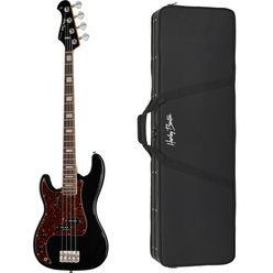 Harley Benton MV-4P LH Black Bundle