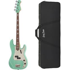 Harley Benton MV-4P Seafoam Green Bundle