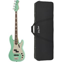 Harley Benton MV-4PJ Seafoam Green Bundle