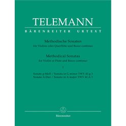 Bärenreiter Telemann Methodische Sonaten