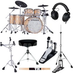 Roland VAD716-GN E-Drum Set Bundle