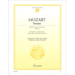 Schott Mozart Violinsonate e-Moll