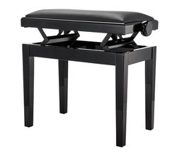 Burghardt B 5 Black Polished Leather – Klaverbænk